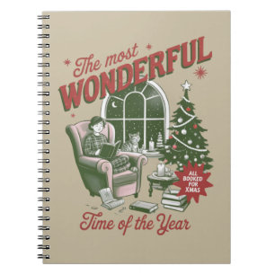 Alles gebucht für das Weihnachtsbuch Die wunderbar Notizblock
