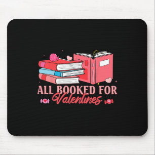 Alles gebucht für den Valentinstag Bücherwurm Bibl Mousepad