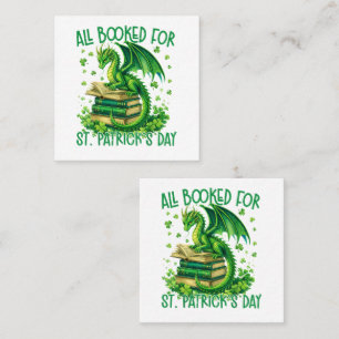 Alles gebucht für St. Patrick's Day Quadratische Visitenkarte