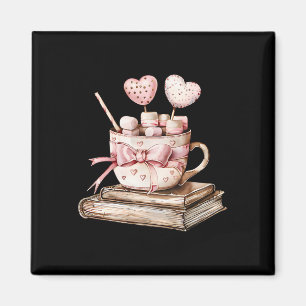 Alles gebucht für Valentines Coquette-Bogen-Lehrer Magnet