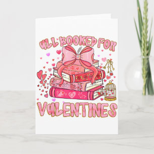 Alles gebucht für Valentinstag Bücherliebhaber Leh Karte