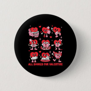 Alles gebucht für Valentinstag Candy Heart Lesebuc Button