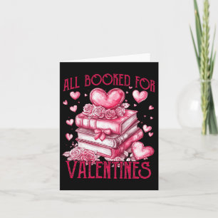 Alles gebucht für Valentinstag - Valentinstag Buch Karte