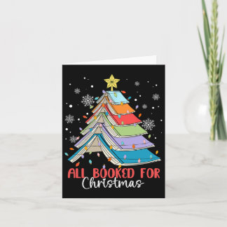 Alles gebucht für Weihnachtsbuch Weihnachtsbaum Li Karte
