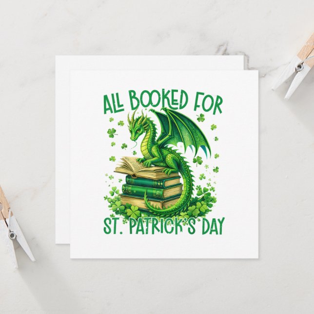 Alles gebucht zum St. Patrick's Day (Vorderseite/Rückseite Beispiel)