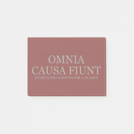 Alles geschieht aus einem Grund - Licht Post-it Klebezettel