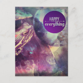 Alles glücklich, Murtle the Turtle Happiness Feiertagspostkarte