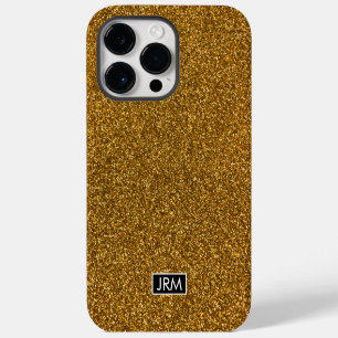 Alles Gold Glitter Funkeln Schickes Benutzerdefini iPhone 14 Pro Max Hülle