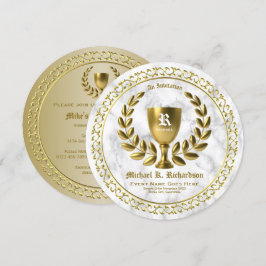 Alles Goldpreis-goldene Einladung
