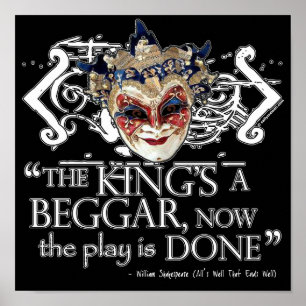 Alles gut, das endet gut Zitat Poster