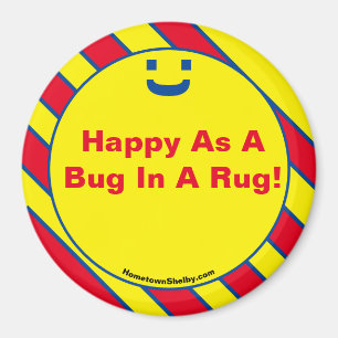 Alles Gute als ein Bug in einem Rug! Magnet