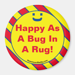 Alles Gute als ein Bug in einem Rug! Magnet