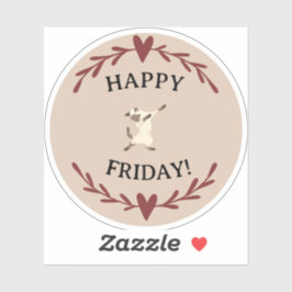 Alles Gute am Freitag! Aufkleber