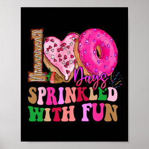 Alles Gute an 100 Schultagen 100 Tage mit Fu Poster