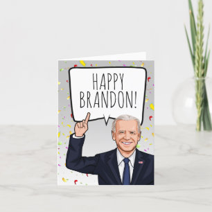 Alles Gute Brandon! Lass uns Geburtstag gehen Karte
