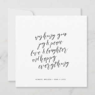 Alles Gute Feiertagskarte