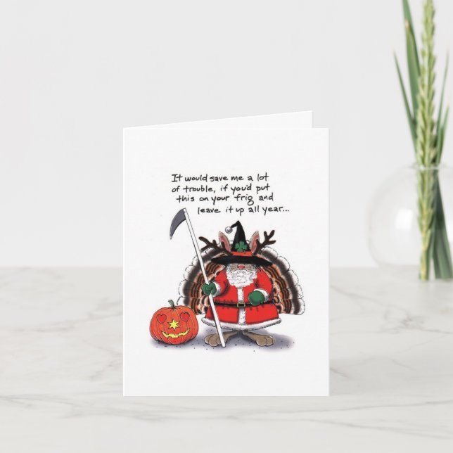 Alles Gute! Feiertagskarte (Vorderseite)