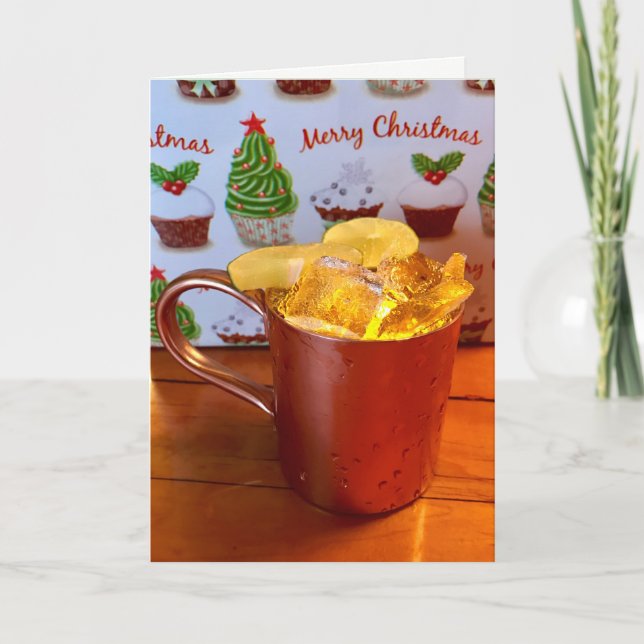 Alles Gute für Muletide! Feiertagskarte (Vorderseite)