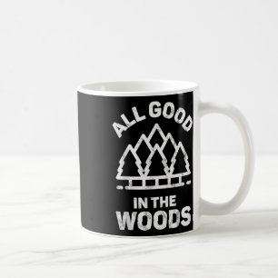 Alles Gute im Wald Camper Sommerfischen Kaffeetasse