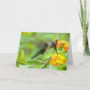 Alles Gute kommt von oben Dankeskarte