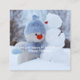 Alles Gute mit dir Quadratische Visitenkarte