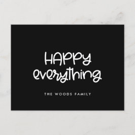 Alles Gute über das Niedliche Drehbuch Holiday Postkarte