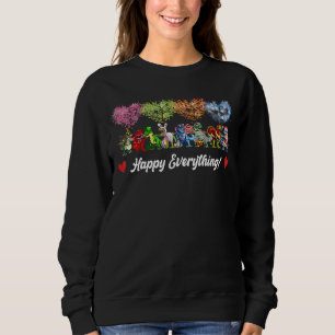 Alles Gute, was Dinosaurier Rex alle Jahreszeiten Sweatshirt