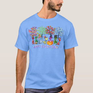Alles Gute, was Dinosaurier zu jeder Jahreszeit is T-Shirt