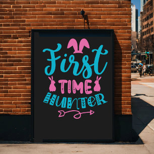 Alles Gute zu Ostern. Cartoon Poster