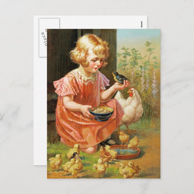 Alles Gute zu Ostern. Fine Art Postkarten (Vorne/Hinten)