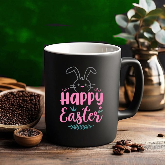Alles Gute zu Ostern. Funny Zweifarbige Tasse (Von Creator hochgeladen)