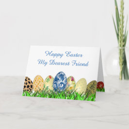 Alles Gute zu Ostern. Liebster Freund. Feiertagskarte