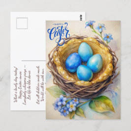 Alles Gute zu Ostern. Magische Ostereier Postkarte