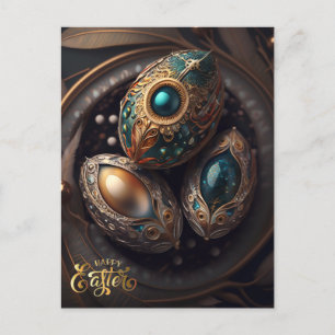 Alles Gute zu Ostern. Magische Ostereier Postkarte