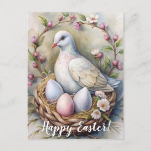 Alles Gute zu Ostern. Ostertaube. Postkarte