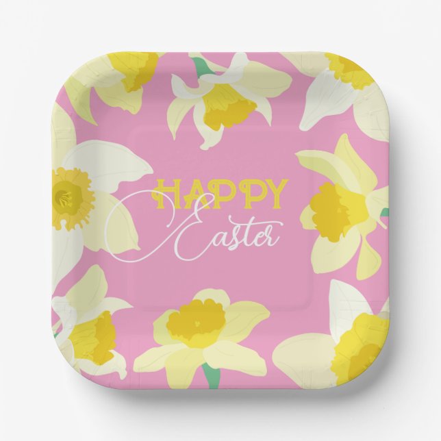 Alles Gute zu Ostern. Pappteller (Vorderseite)