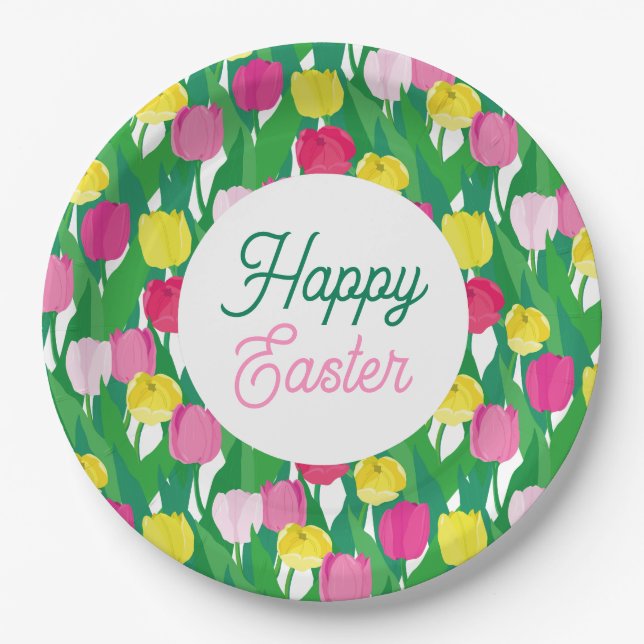 Alles Gute zu Ostern. Pappteller (Vorderseite)