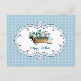 Alles Gute zu Ostern. Vintager Designoster Feiertagspostkarte