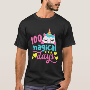 Alles Gute zum 100. Schulrenbow Unicorn 100 Magi T-Shirt