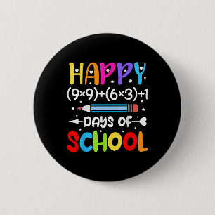 Alles Gute zum 100. Schultag Kinder 100 Tage klüge Button