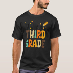 Alles Gute zum 100. Schultag Retro Groovy 100 Tage T-Shirt
