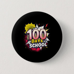 Alles Gute zum 100. Schultag Shirt Jungen 100 Tage Button