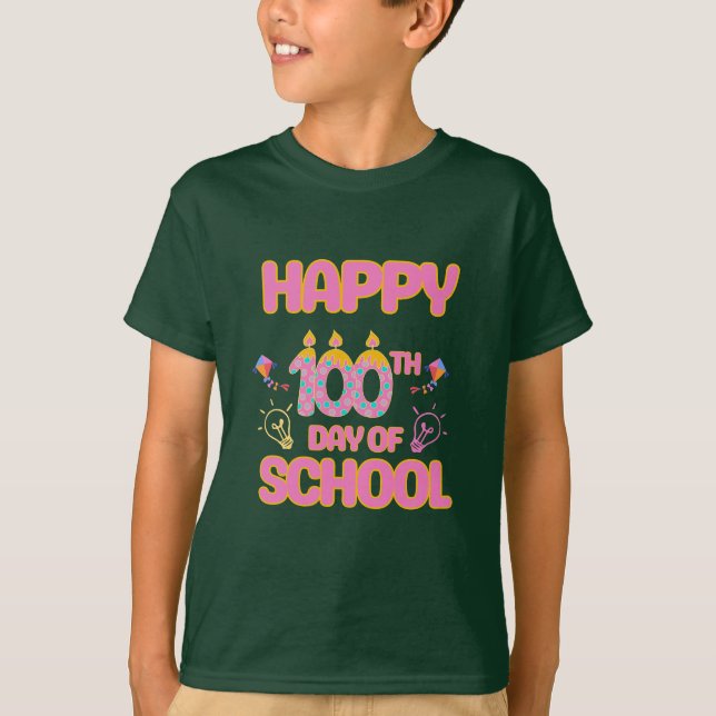 Alles Gute zum 100. Schultag T-Shirt (Vorderseite)