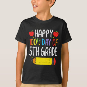 Alles Gute zum 100. Tag der fünften Klasse Lehrer  T-Shirt