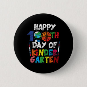 Alles Gute zum 100. Tag des Kindergartens Niedlich Button