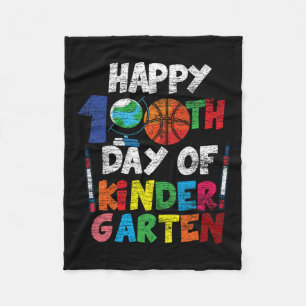 Alles Gute zum 100. Tag des Kindergartens Niedlich Fleecedecke