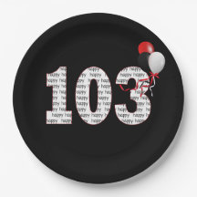 Alles Gute zum 103. Geburtstag auf der schwarzen P