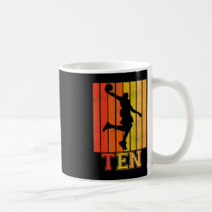 Alles Gute zum 10. Geburtstag für Boys Basketbal Kaffeetasse