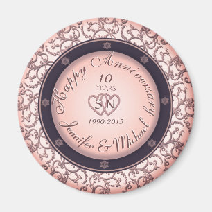 Alles Gute zum 10. Jahrestag Magnet