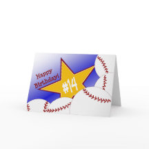 Alles Gute zum 14. Geburtstag! Baseball Fan